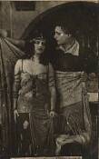 Ancient movie star. postcard early 20th century.This might be a photo featuring Theda Bara. 