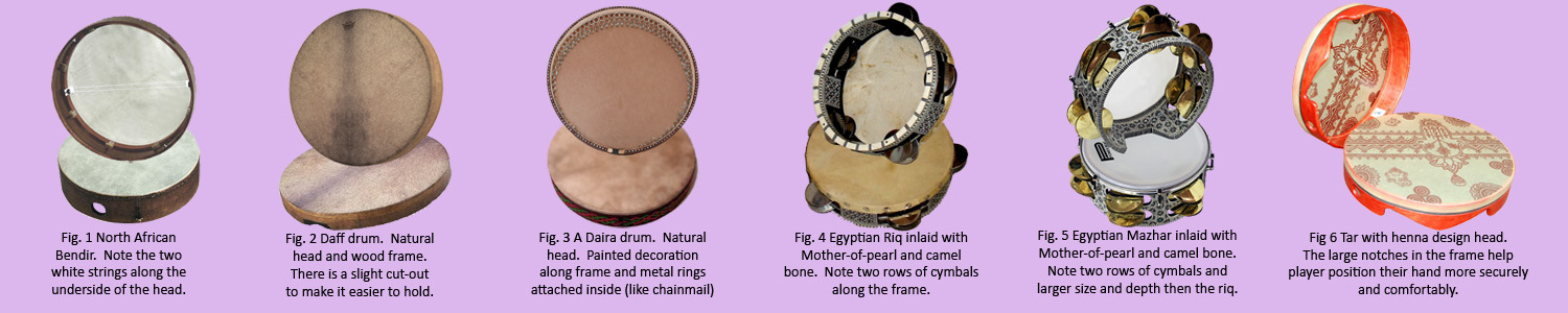 Differences in Middle Eastern and North Afican Goblet drums aka Tabla, Doumbek, Darbuka, Tonbak, Dumbalek