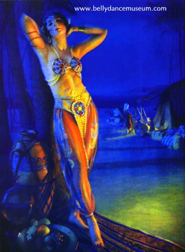 Harem Girl by Gene Pressler. art reproduction. 1927