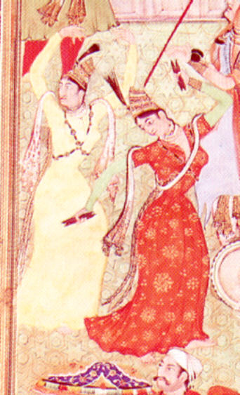 Indian Kathak Entertainers at the Marriage of Bagi Muhammad Khan - Orientalist art at Middle Eastern Dance
