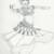Tribal Dancer (2004).  Pencil. By: Cassandra Strand.