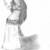 Nawaar Dancer (2000).  Pencil. By: Cassandra Strand.

Nawar is Arabic for a blossoming flower.  Nawaar uses her body gracefully and her hands are like two flowers opening to praise the sun.  She is my fantasy rendition of a gypsy from India.